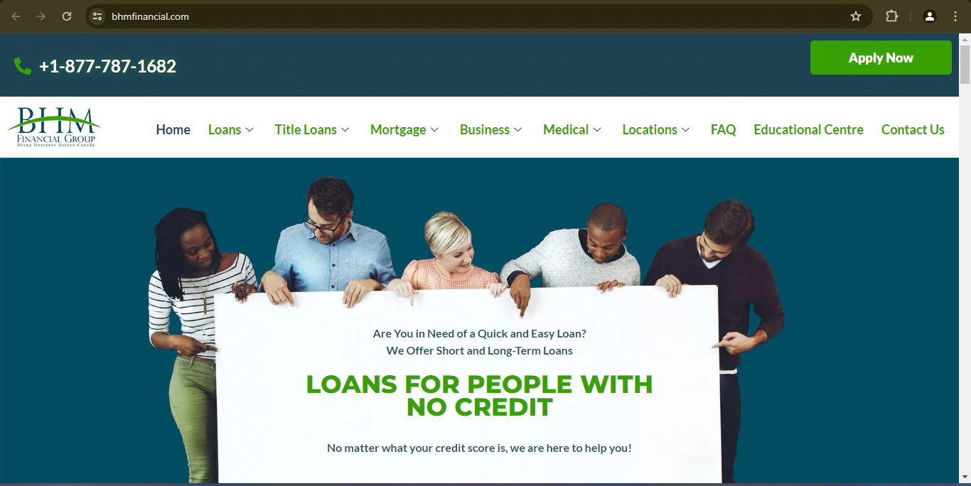 BHM Financial Loans